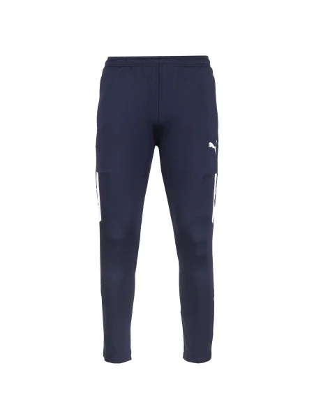PUMA Sportovní kalhoty Team Liga tmavě modrá bílá