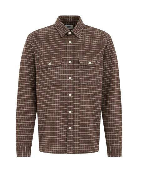 WE Fashion Přechodná bunda hnědá