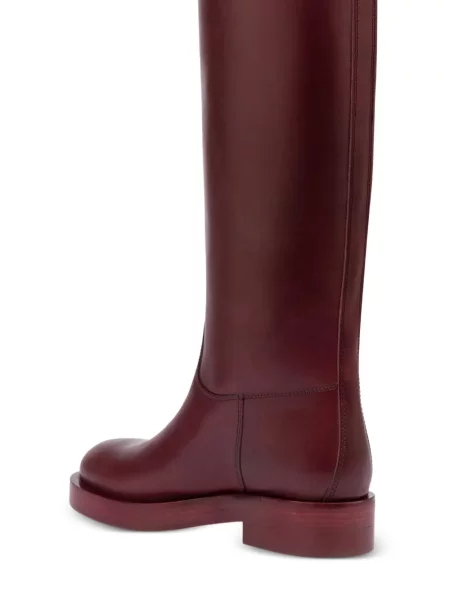 Botine Paris Texas din piele roșu