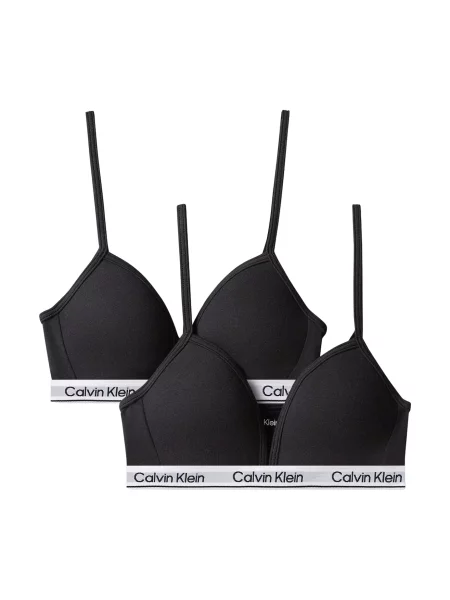 Calvin Klein Underwear Sutien gri deschis / negru alb