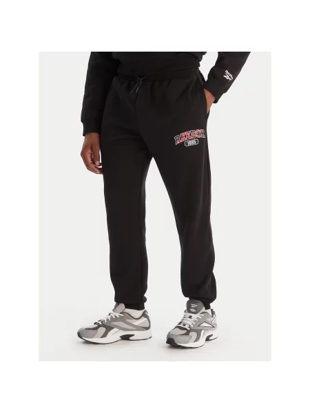 Reebok Παντελόνι φόρμας Walker Regular Fit μαύρο