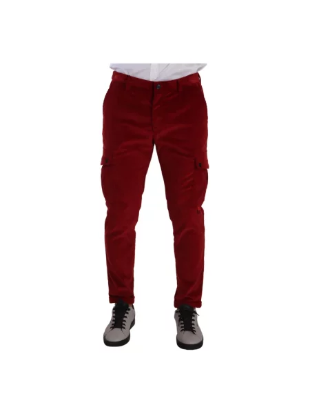 Spodnie cargo Dolce And Gabbana czerwone