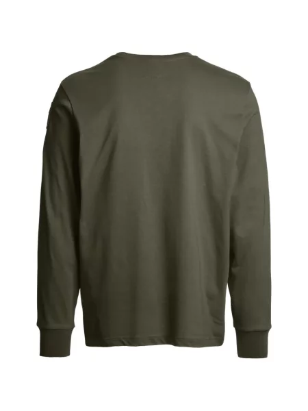 Lung tricou Parajumpers cu autograf verde