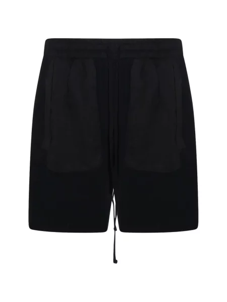 Șnur de strângere pantaloni scurți Thom Krom negru