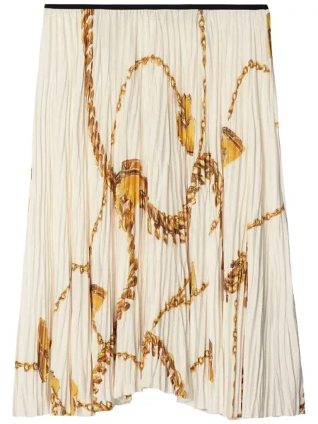 Пола Burberry от джърси бяло