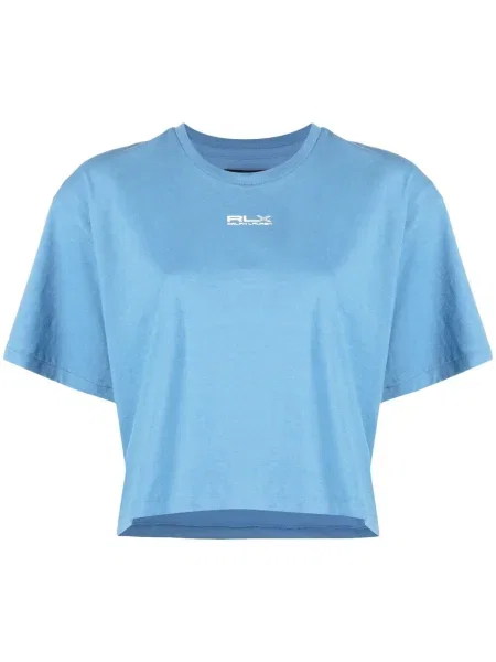 Tricou Rlx Ralph Lauren cu imagine albastru