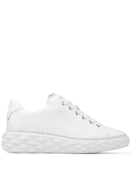 Sneakerși Jimmy Choo alb