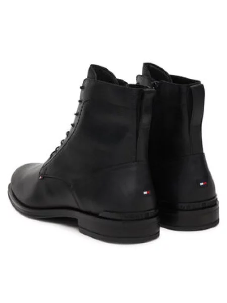 Kozačky Tommy Hilfiger černé