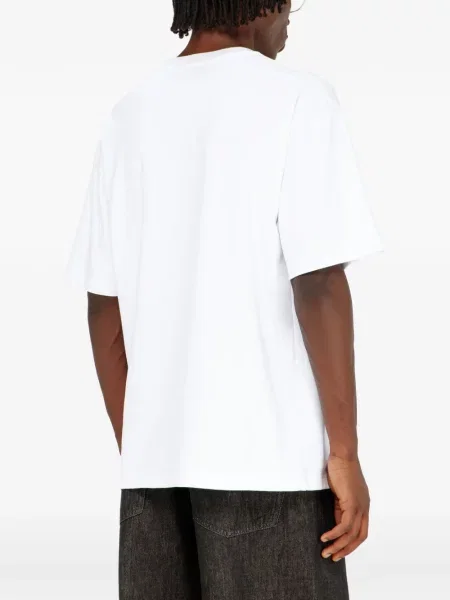 Tricou Diesel cu broderie alb
