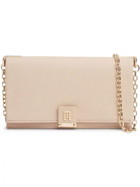 TOMMY HILFIGER Clutch auriu / pudră roz