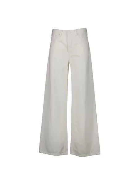 Szerokie jeansy Lois białe
