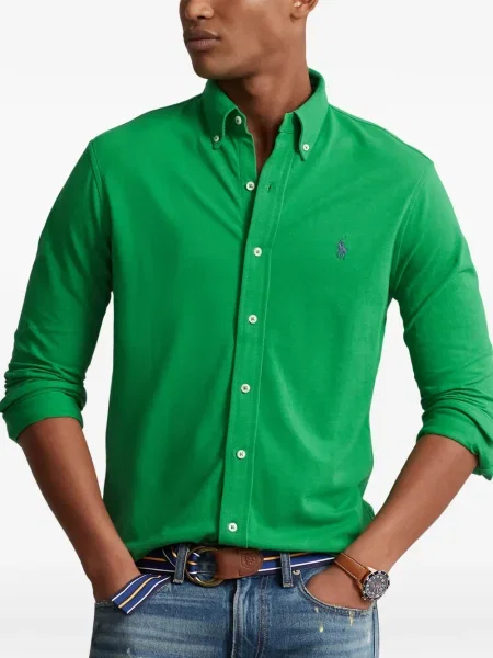 Curea Polo Ralph Lauren tricotate cu autograf cu șireturi albastru