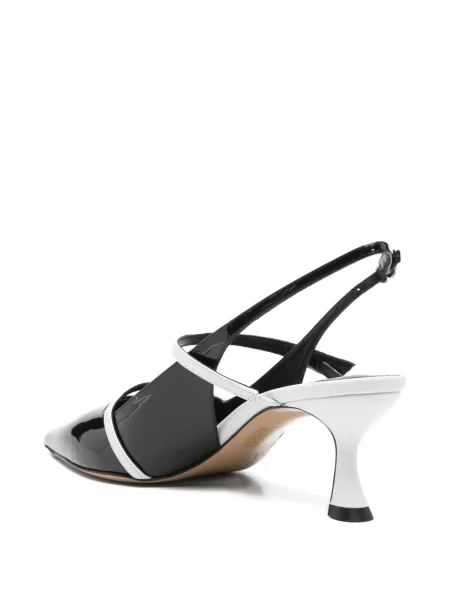 Pantofi cu toc Alexandre Birman din piele slingback negru