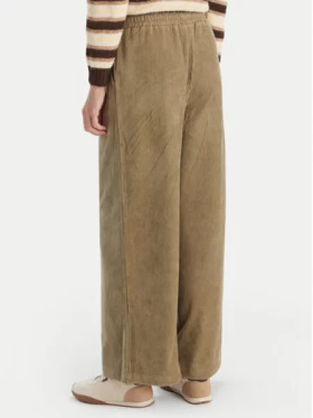 Roxy Hlače iz tkanine Lekeito Pant Knit zelena