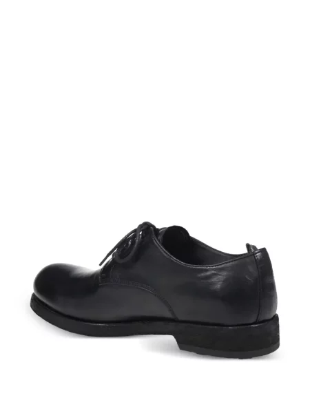 Pantofi derby Officine Creative cu șireturi din dantelă negru