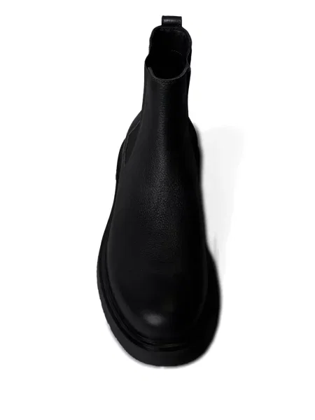 Botine chelsea Calvin Klein cu autograf negru