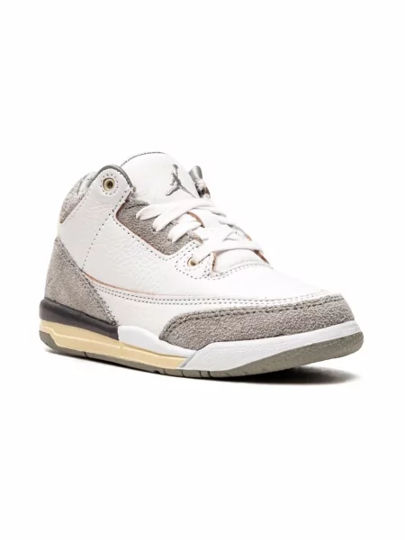 Sneakersy dziecięce Jordan 3 Retro białe