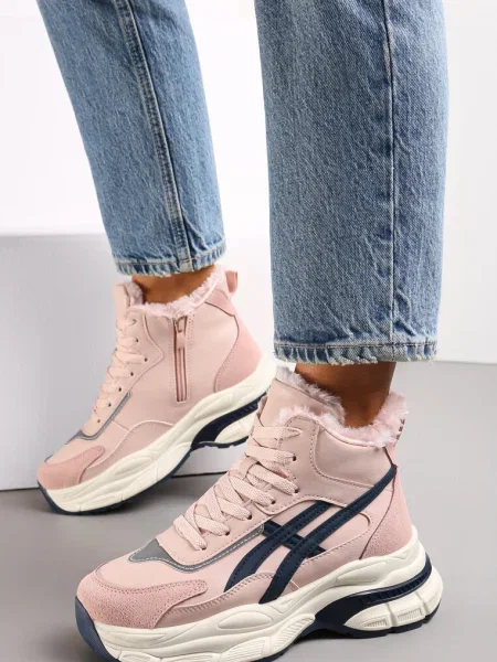 Sneakers Luntris cu Talpă Groasă roz