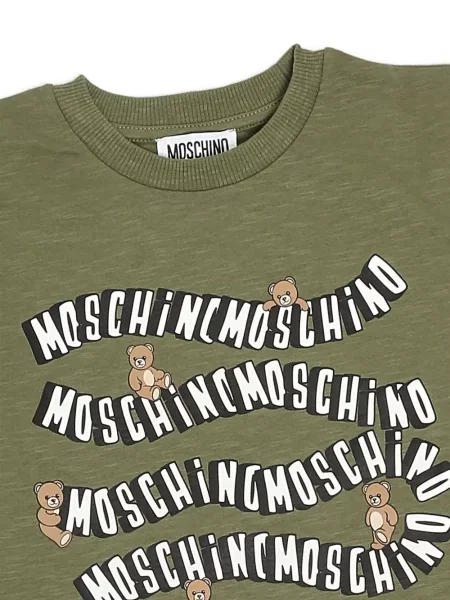 Koszulka dziecięca Moschino zielona