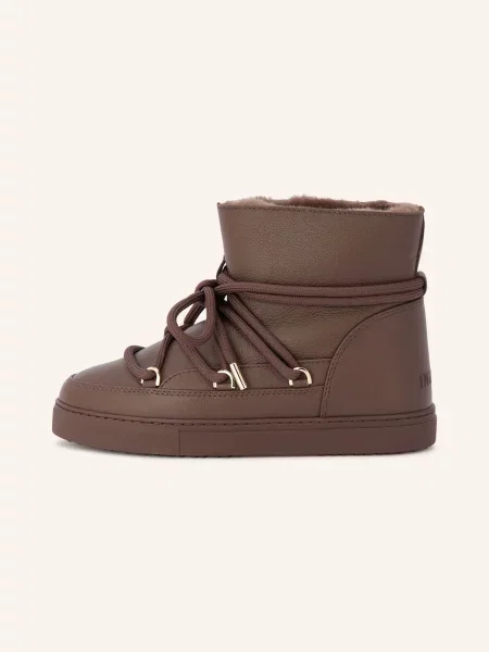Inuikii Boots Z Celokožené Kůže hnědá