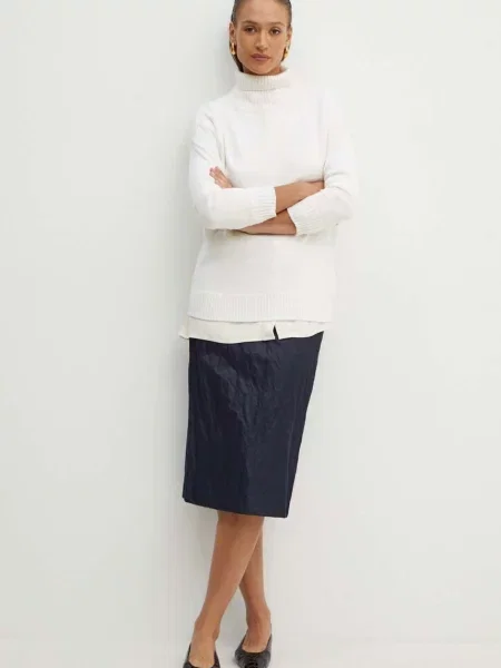 Спідниця Weekend Max Mara midi пряма синій