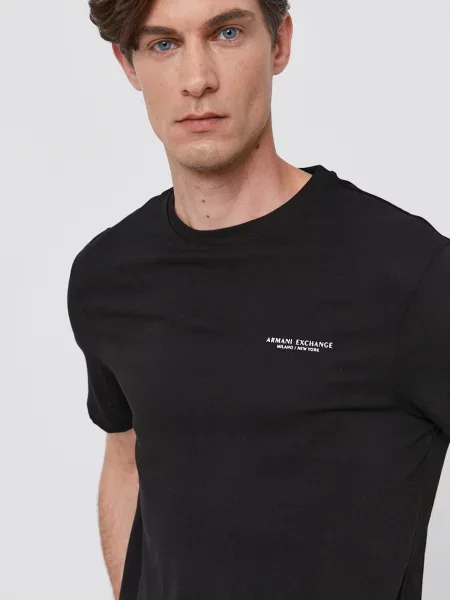 Póló Armani Exchange fekete