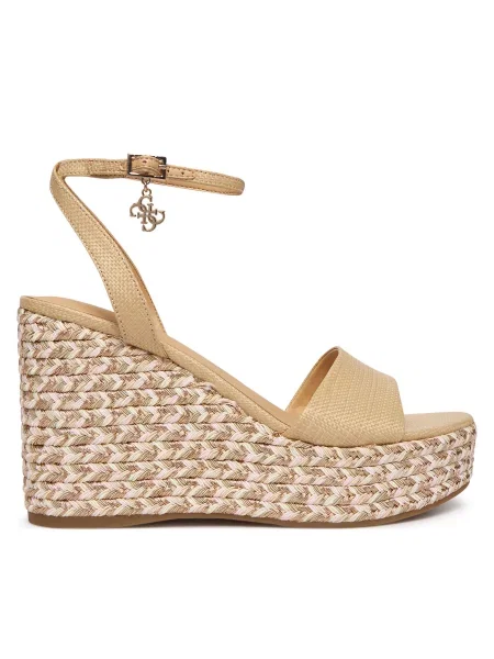 Босоніжки Guess FLJERL бежевий