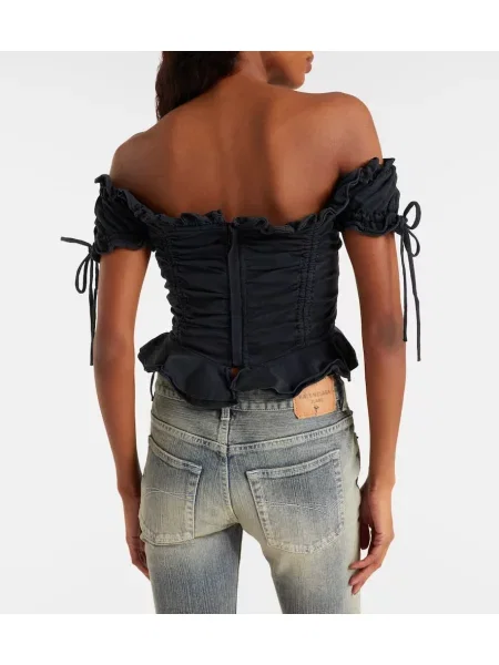 Cropp top Balenciaga negru