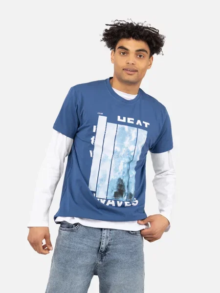 Футболка YUKI синій