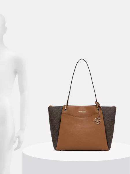Кожаная сумка шоппер Michael Michael Kors