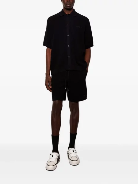 Pantaloni scurți Amiri plasă negru