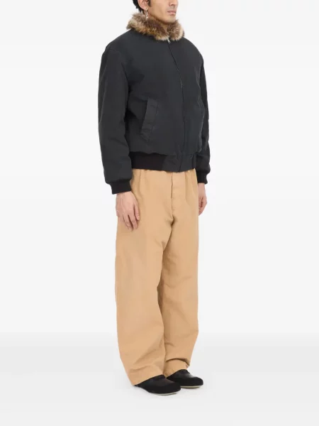 S límcem bunda Mm6 Maison Margiela černá