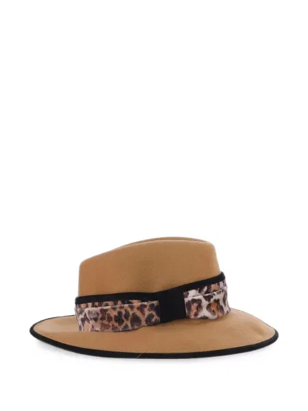 Căciulă Alexia álvarez De Toledo de lână cu imagine cu model leopard