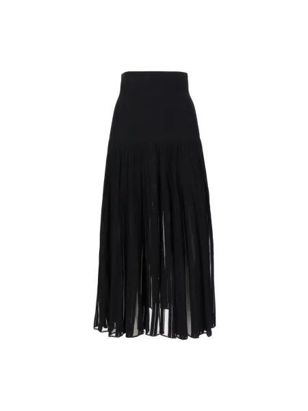 Spódnica midi Alaïa czarna