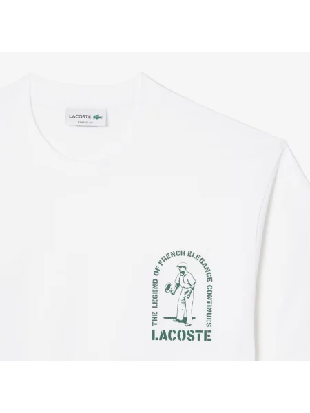 Lacoste футболка чоловіча біла