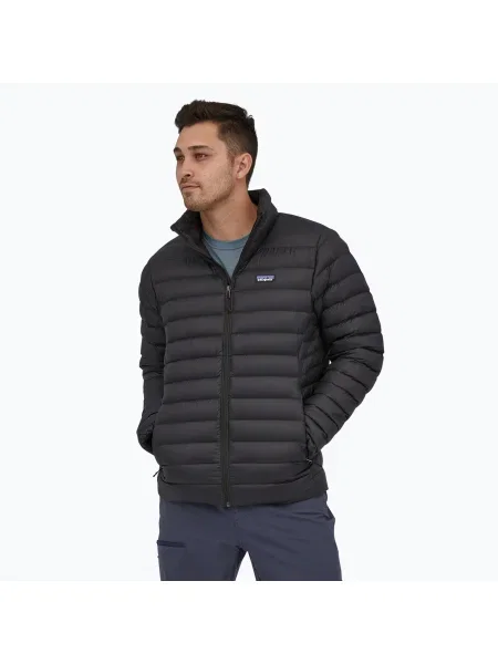 Geacă de iarnă pentru bărbați Patagonia Down Sweater black negru