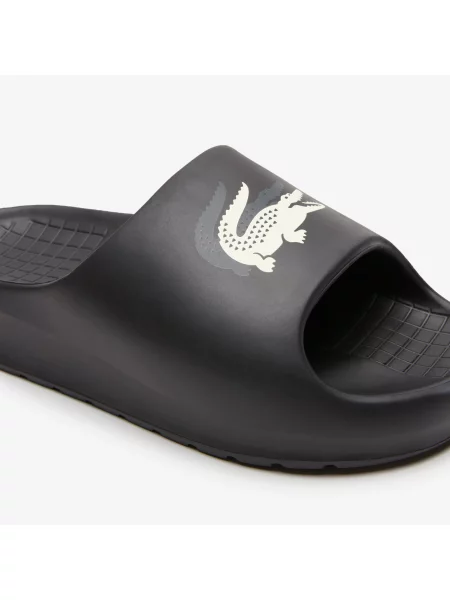 Lacoste Klapki Serve Slide czarne