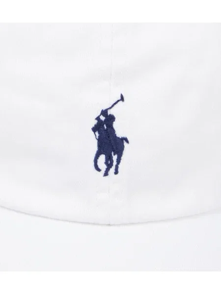 Șapcă Polo Ralph Lauren cu autograf alb