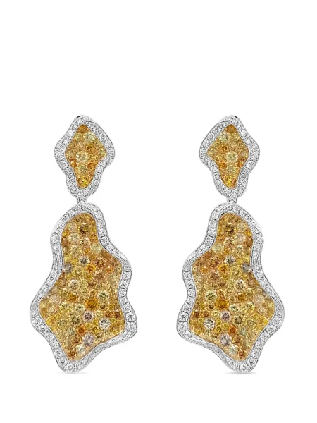 Diamant cercei Hyt Jewelry asimetrice argintiu