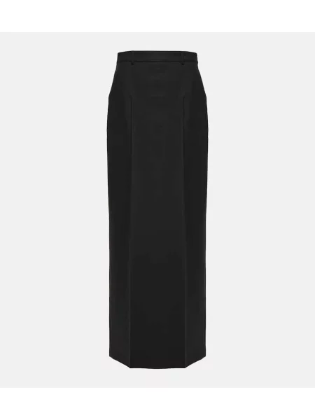 Maksi spódnica maxi Valentino wełniana czarna