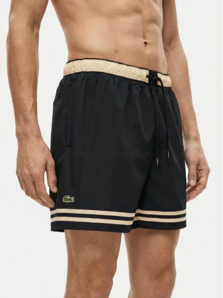 Lacoste Pantaloni scurți pentru înot Bleumarin