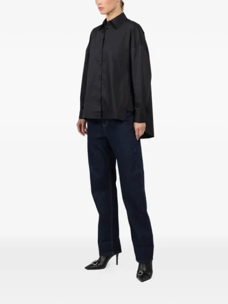 Cămașă Tibi lungă negru