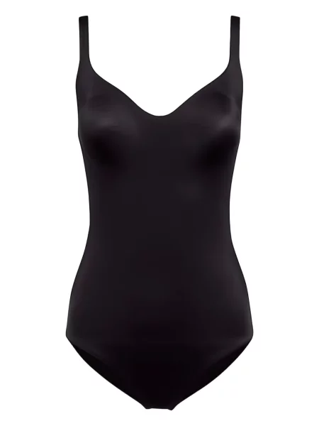Body Wolford cu decolteu în V negru