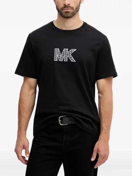 Tricou Michael Kors cu autograf negru