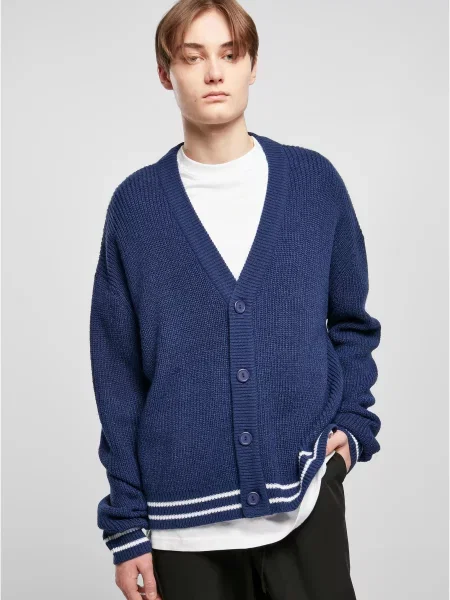 Cardigan Urban Classics albastru