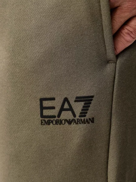 Emporio Armani melegítő szett férfi pamuttal zöld