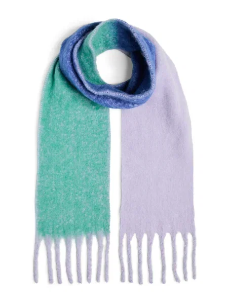 PIECES Fular PCBEA închis / verde iarbă / mov liliachiu albastru