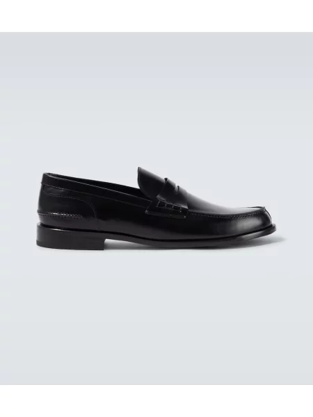 Pantofi loafer Brioni din piele negru