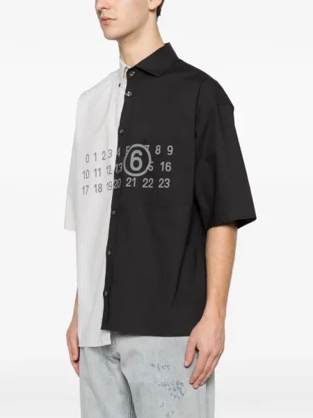 Cămașă Mm6 Maison Margiela cu dungi alb