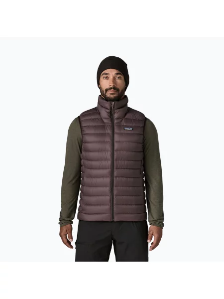 Vestă pentru bărbați Patagonia Down Sweater den brown maro